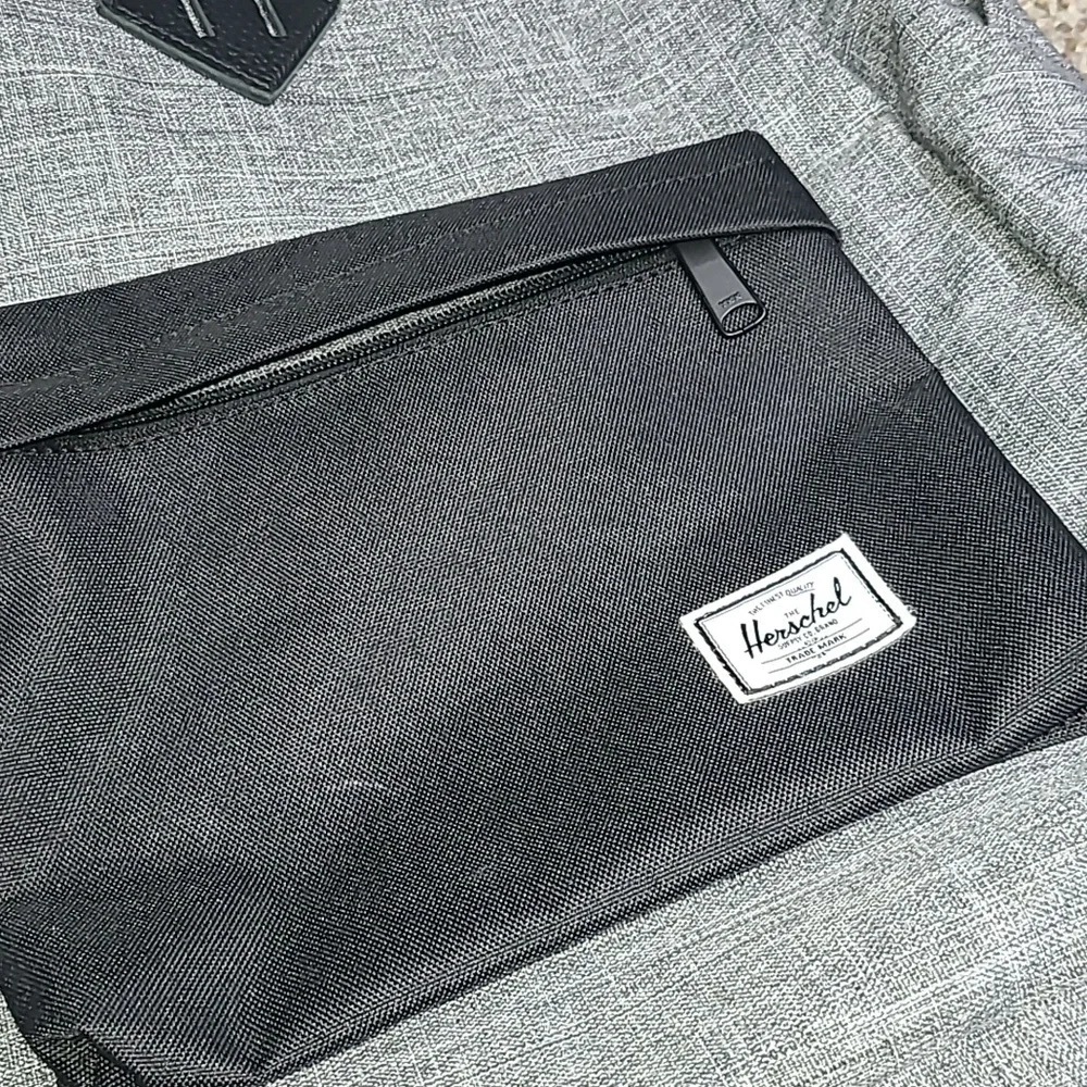 Herschel Supply Company Heathered Gray and Black Backpack